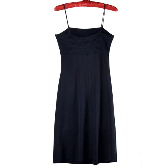 Moschino Cheap And Chick Stretch Black Cocktail Dress Size 6 - Picture 2 of 6